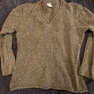 Columbia Women's V-Neck Sweater in Moss